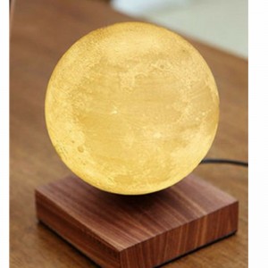 đèn từ mặt trăng bằng gỗ 6 inch đèn mặt trăng nổi cho quà tặng